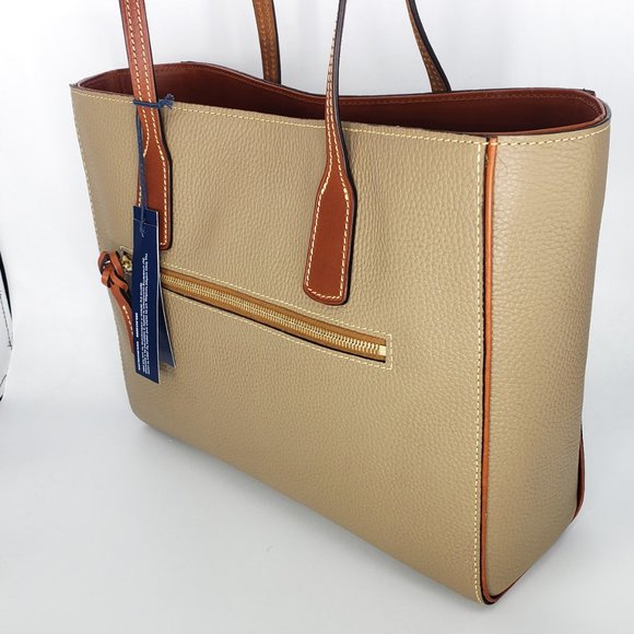 New Dooney & Bourke ASTON TOTE Light Taupe - Picture 5 of 8